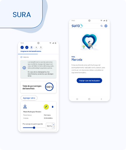 SURA Inclusión asegurados